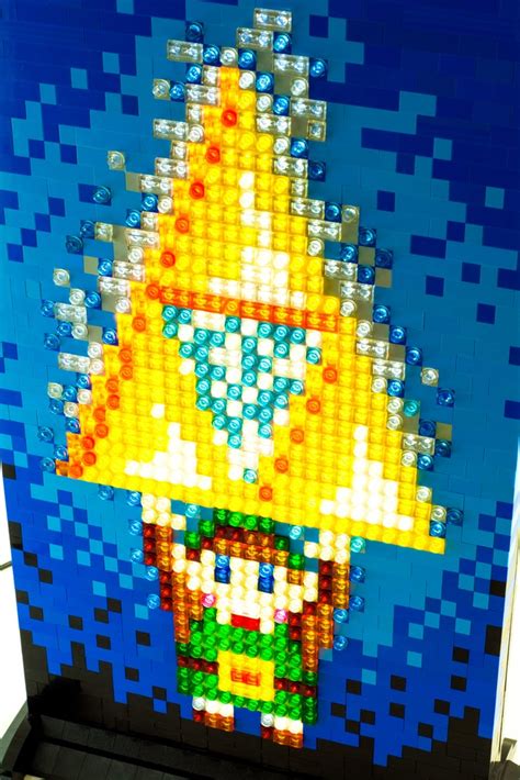 Illuminated Mosaic Lego Sprite Portraits 4 Steps With Pictures