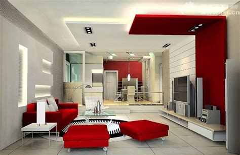 Living Room Decorating Ideas With Red And White Color Shade Looks So