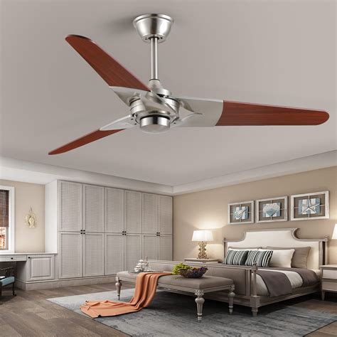 Shihot 50 Ceiling Fan Without Lights Remote Control Flush Mount
