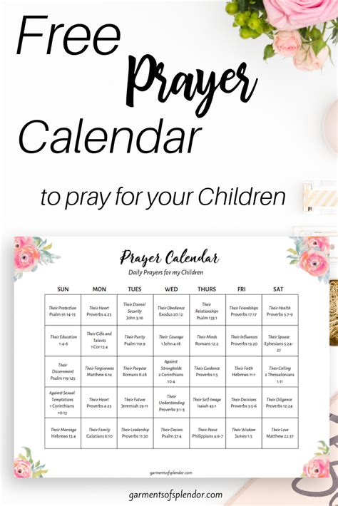 35 Scriptures To Pray Over Your Children With Free Prayer Calendar