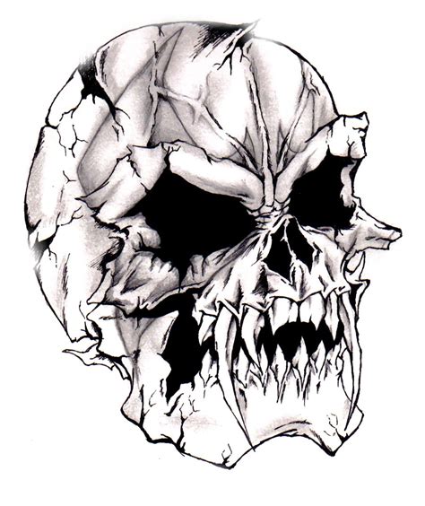 Devilish Evil Skull By Darkeners On Deviantart