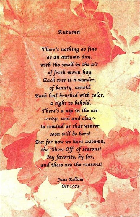 Pin By Christiana Jensen On Quotables Autumn Poems Autumn Quotes