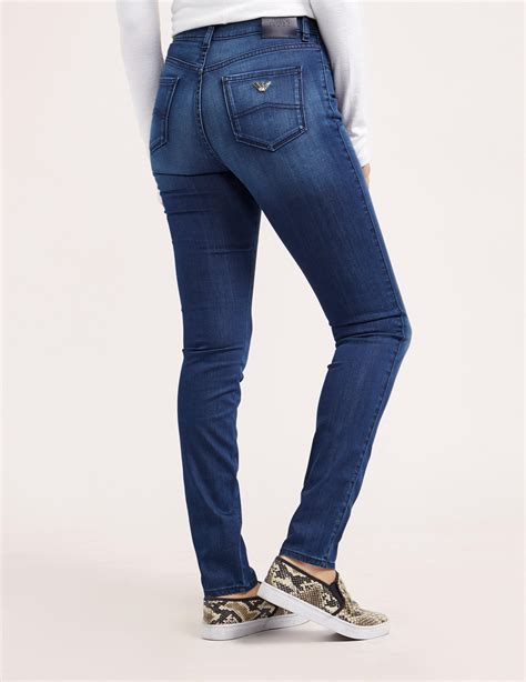 Armani Jeans Denim J20 High Waist Jean In Blue Lyst