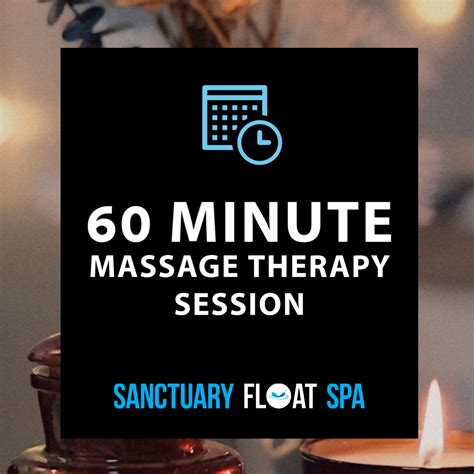 Book A 60 Minute Massage Sanctuary Float Spa