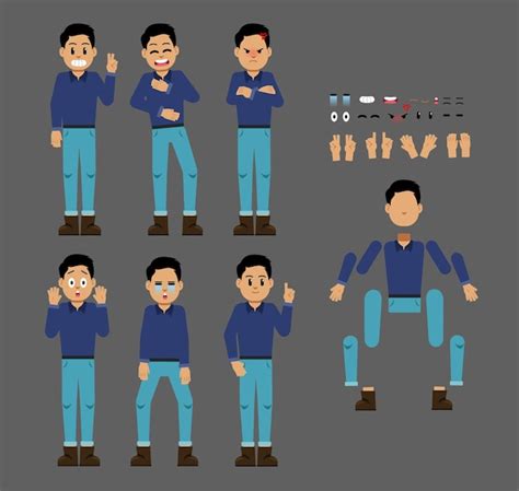 Premium Vector Character Ready For Animation