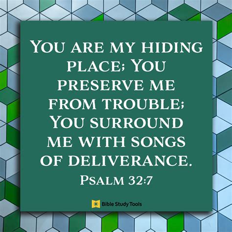 God Is Our Hiding Place Psalm 327 Your Daily Bible Verse April