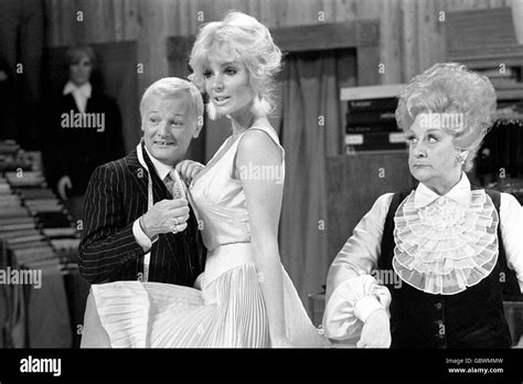 Actress Candy Davis Gets The Are You Being Served Treatment From John Inman And Mollie Sugden