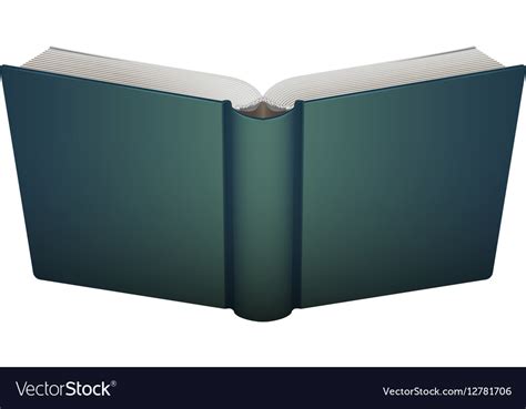 Front Cover Open Book Royalty Free Vector Image