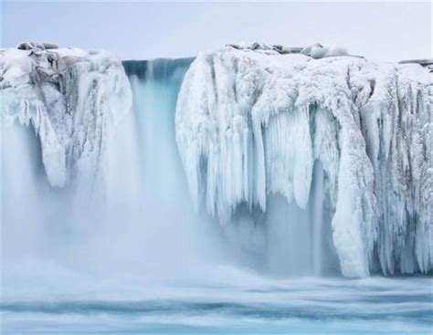 Natural Wonders Amazing Frozen Waterfalls From Around The World