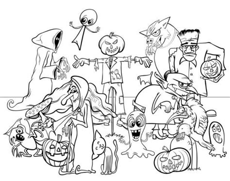 Top 9 Halloween Day Cartoon Hd Images Free Black And White J U S T