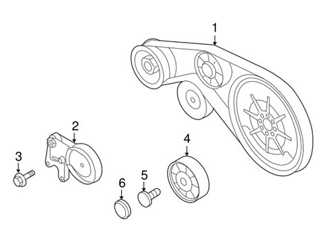 Audi R Serpentine Belt L T Audi Usa Parts