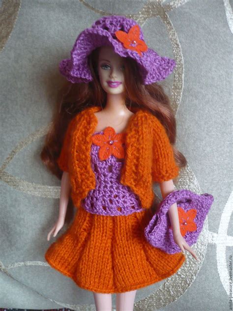 Купить Одежда для кукол Комплект Оранжевое солнце одежда для
