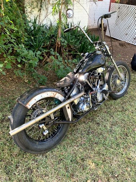 1947 Harley Davidson Knucklehead Chopper 4 Barn Finds