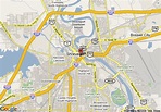 Map of Holiday Inn Shreveport Downtown, Shreveport