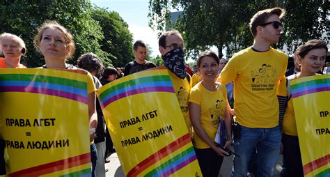 Gay Pride Activists Briefly March In Kyiv