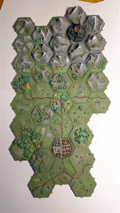 Hex Map Tiles 17 Images Hex Game Tiles By Patthompson008 Hexagon Game