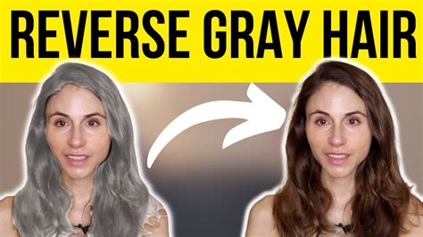Can You Reverse Gray Hair 🤔 Dermatologist Drdrayzday Youtube
