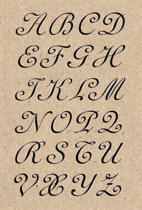 Vintage Alphabet Printables Beautiful And Fun Printables Beautiful