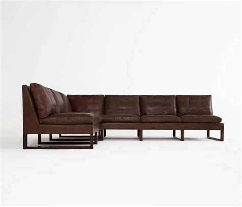 Scandinavian Modern Leather And Rosewood Sectional At 1stdibs