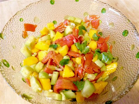 Maybe you would like to learn more about one of these? Mango and Smoked Salmon Salad - Weaver Street Market