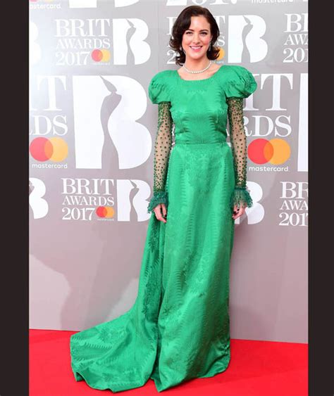 Eliza Cummings Attending The Brit Awards Brit Awards 2017 Arrivals