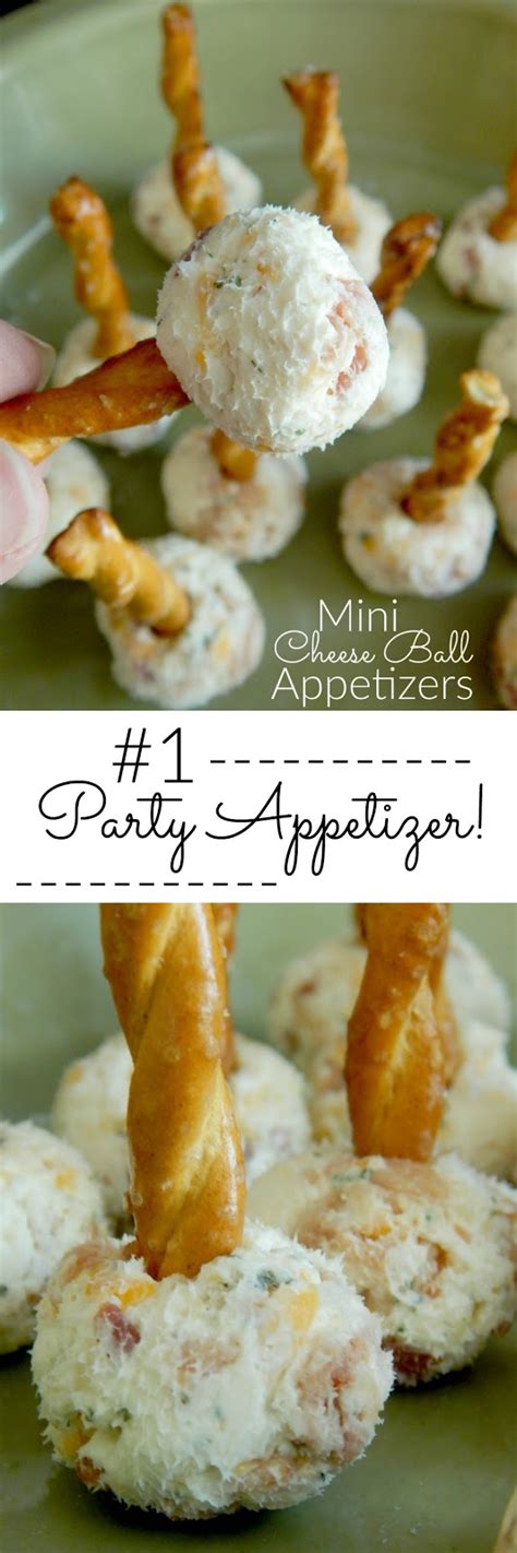 See more ideas about christmas appetizers, appetizers, christmas food. Ally's Sweet and Savory Eats: Mini Cheese Ball Appetizers