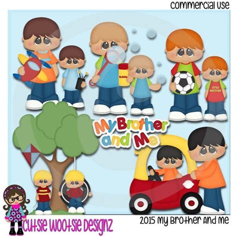 2015 My Brother And Me Clip Art Clipart Graphics Commercial