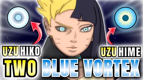 Attention Boruto And Himawari Uzuhiko And Uzuhime The Two Blue Vortex