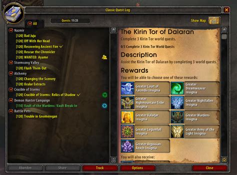 Classic Quest Log For Classic Plug Ins And Patches World Of Warcraft