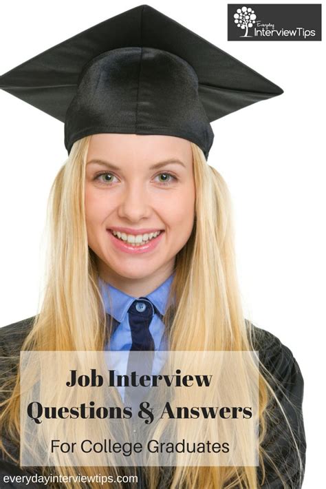Job Interview Questions For College Graduates Everydayinterviewtips Com Questions And