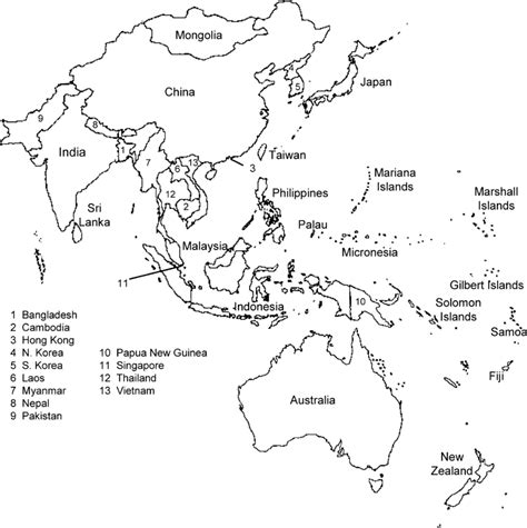 The Asia Pacific Region Download Scientific Diagram