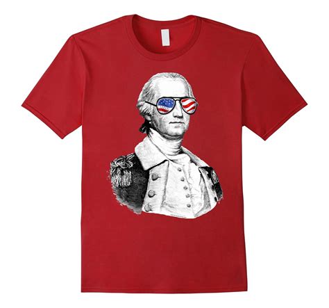 George Washington July 4th Founding Father Patriotic T Shirt