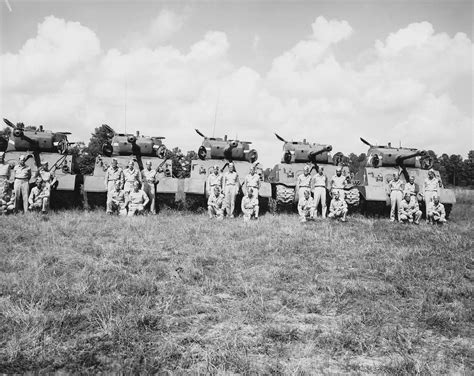 3rd Platoon Company A 812th Tank Battalion M4 Shermans 1945 World War