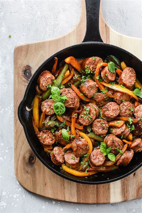 Get the recipe from delish. Italian Sausage, Onions and Peppers Skillet | Recipe | Sausage recipes for dinner, Stuffed ...