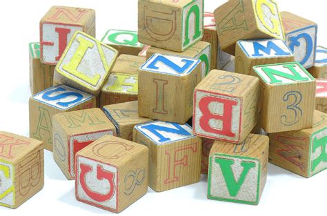 Vintage Toy Blocks 1960s Wooden Blocks Alphabet By Aligras