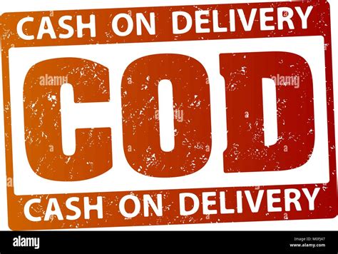 Cod Cash On Delivery Rubber Stamp Stock Vector Image And Art Alamy