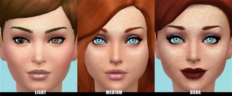 My Sims 4 Blog Face And Body Freckles By Nyakai