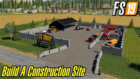 Fs19 Build New Construction Site Valley Crest Farm Map Farming