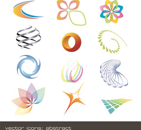 Vector Set Of Abstract Logos Free Vector In Encapsulated Postscript Eps