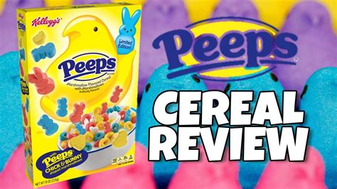 Kelloggs Peeps Cereal Review 2020 Youtube