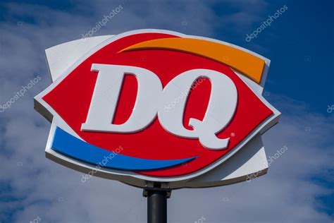 Dairy Queen Restaurant Sign And Logo Stock Editorial Photo © Wolterke