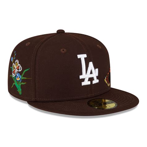 Official New Era Mlb X Felt La Dodgers 59fifty Fitted Cap B99741286