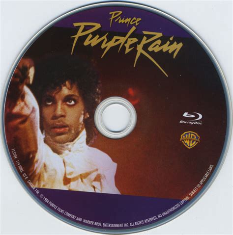 Purple Rain Blu Ray Cover And Label 1984 R1