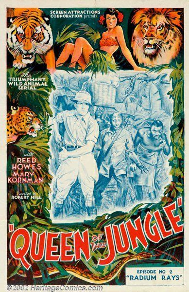 Queen Of The Jungle 1935 Horror Jungle Comic Book Cover