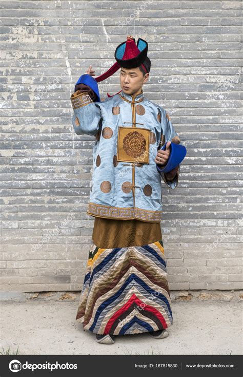 Mongolian Man In Traditional Outfit Stock Photo By ©katiekk 167815830
