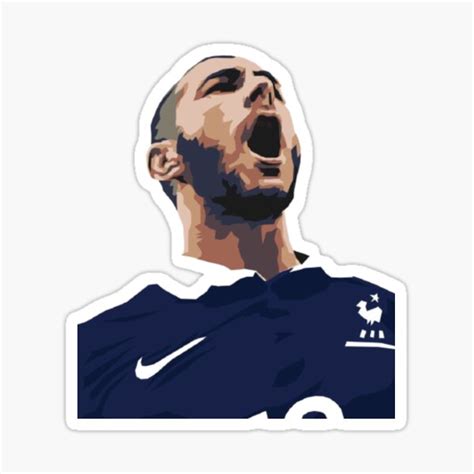 French Football Player Nueve Sticker For Sale By Empirefootball