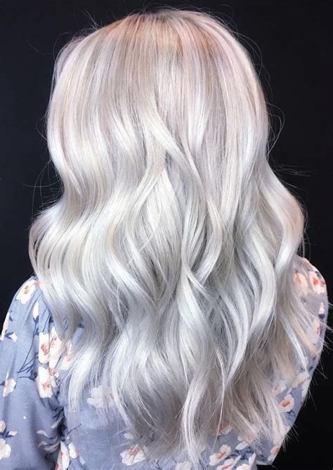 Ice Blonde Hair Color Images Hairstyles For Natural Hair
