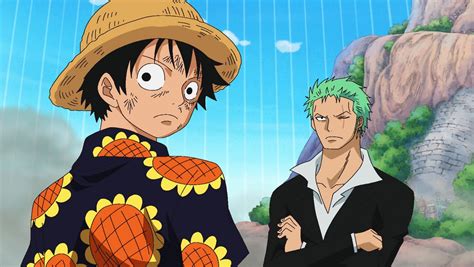 Mit seinen drei schwertern kann er morgan besiegen. One Piece - Durchbruch der feindlichen Linien - Ruffy und ...