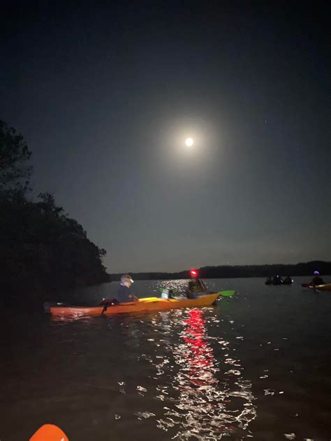 Full Moon Float On The White River Ar Kayaking