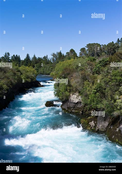 Dh Huka Falls Taupo New Zealand Waikato River Waterfalls Water Rapids